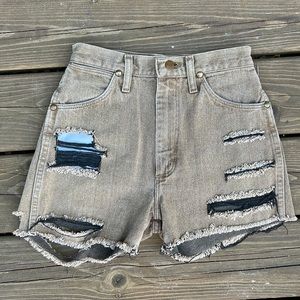 distressed wrangler shorts
